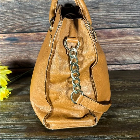NWT Michael Kors Tan Leather Hamilton Tote Bag! - Picture 5 of 8